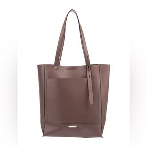 Rebecca Minkoff Stella North South Tote Bag Leather in Mink